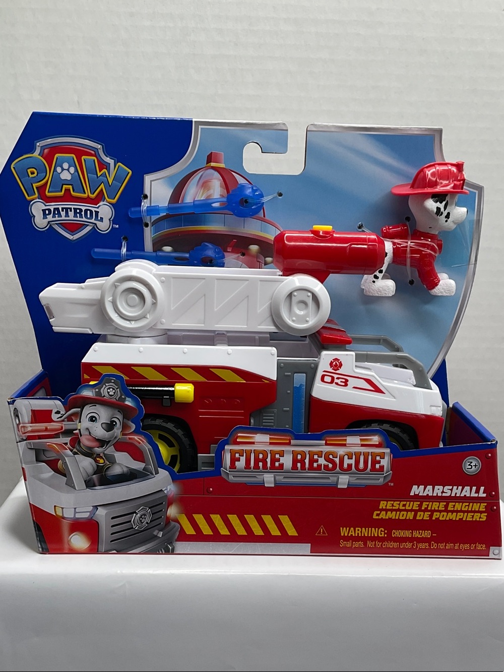 Paw Patrol Marshall Fire Rescue Truck - Red, White & Blue Accents(45)